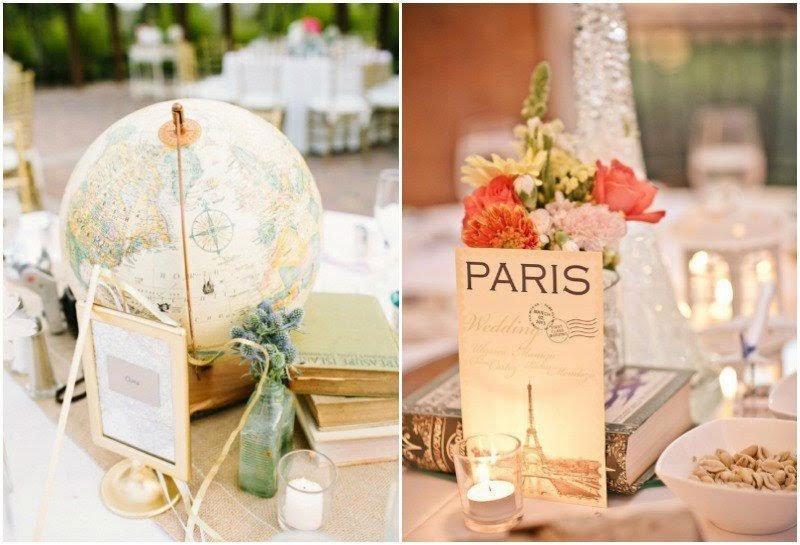 accessoire decor table globe terrestre